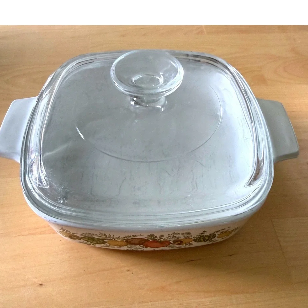 Corning Ware Spice‎ O' Life Casserole Dish Set L'Echalote Le Persil GrandmaCore